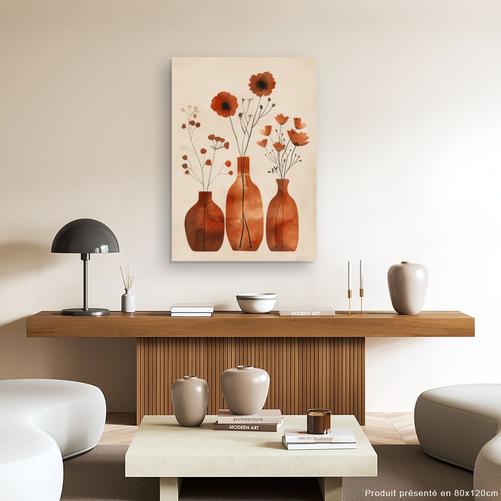 Tableau Vases floraux élégants