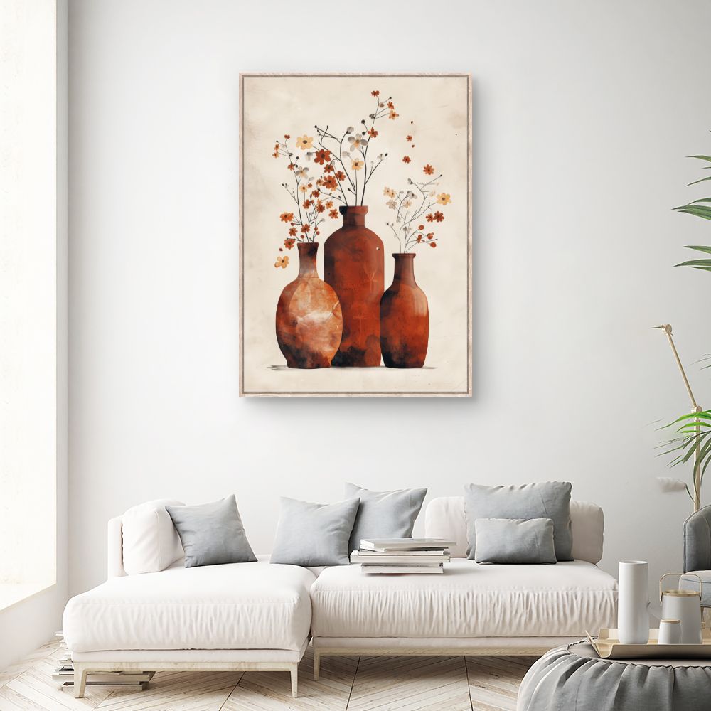 Tableau Vases floraux élégants