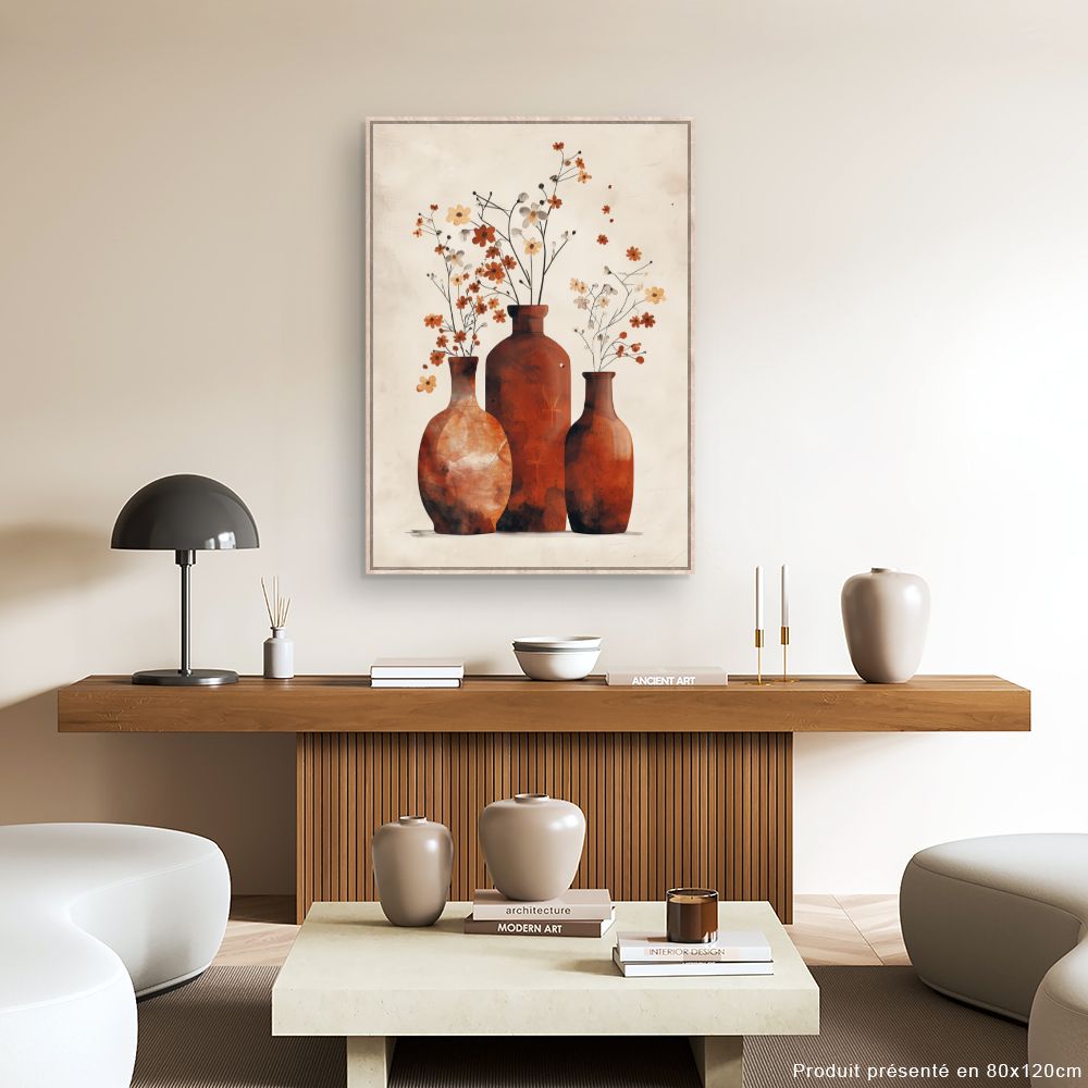 Tableau Vases floraux élégants