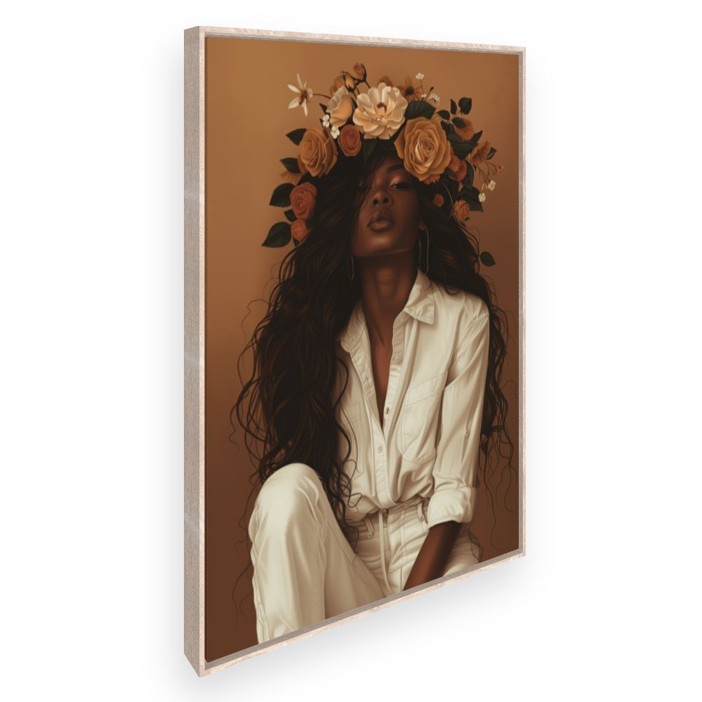 Toile Élégance florale