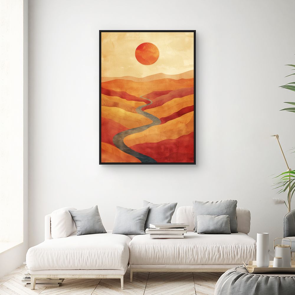 Tableau Paysage désertique élégant