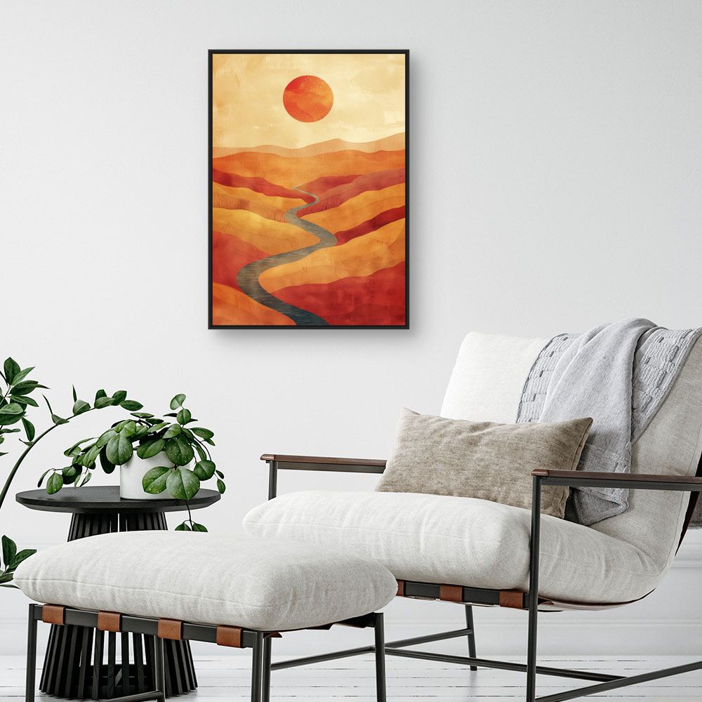 Tableau Paysage désertique élégant