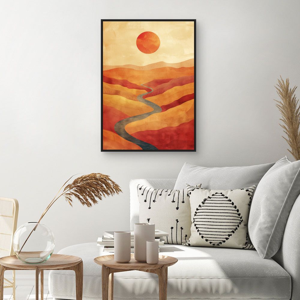 Tableau Paysage désertique élégant