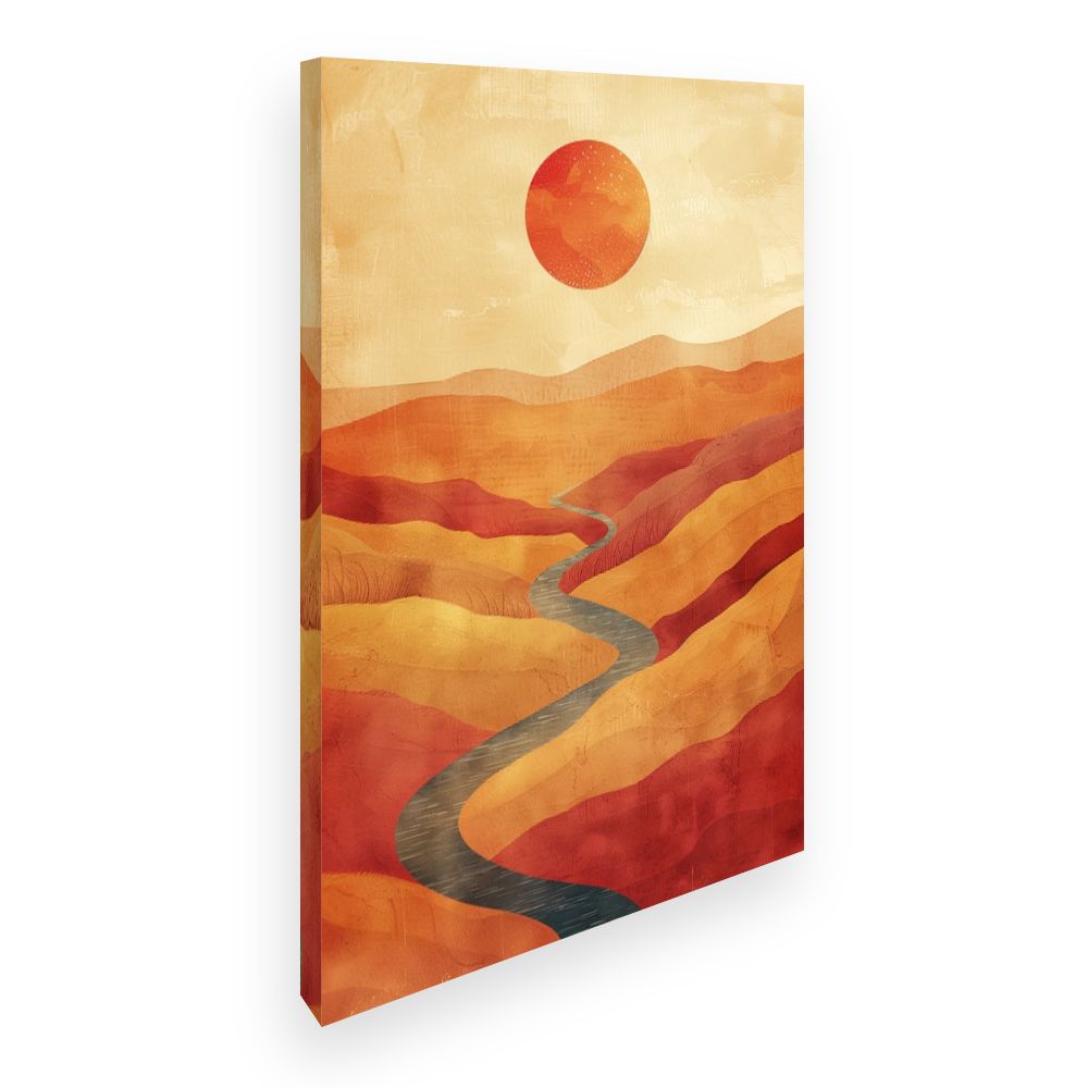 Toile Paysage désertique élégant