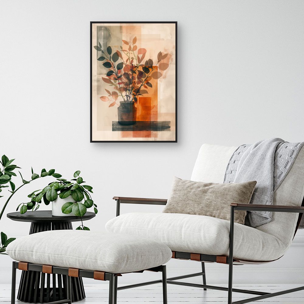 Toile Feuillage artistique chic