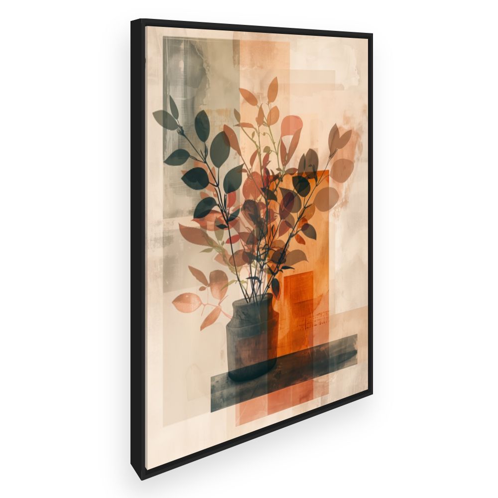 Toile Feuillage artistique chic