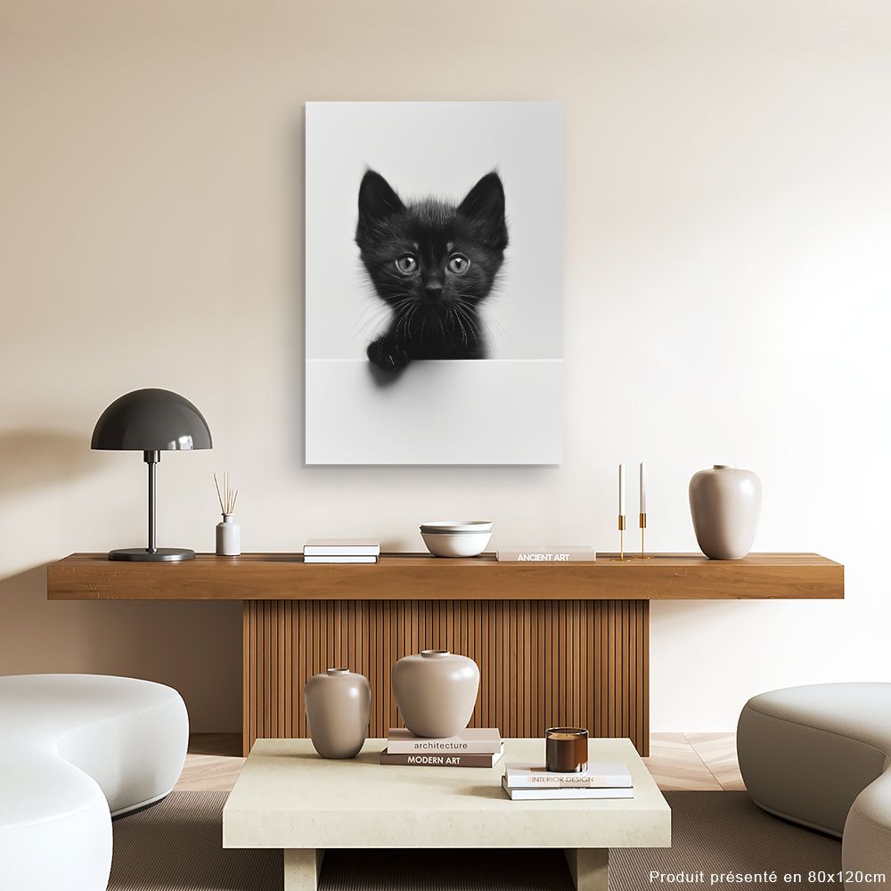 Toile "Chaton adorable"