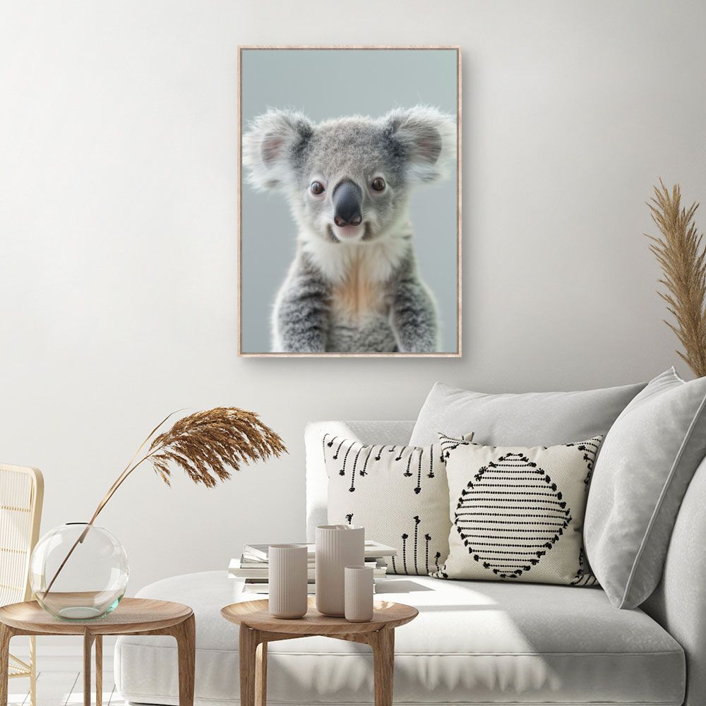 Toile Koala adorable – toile cadre naturel (slide 1, 60×90)