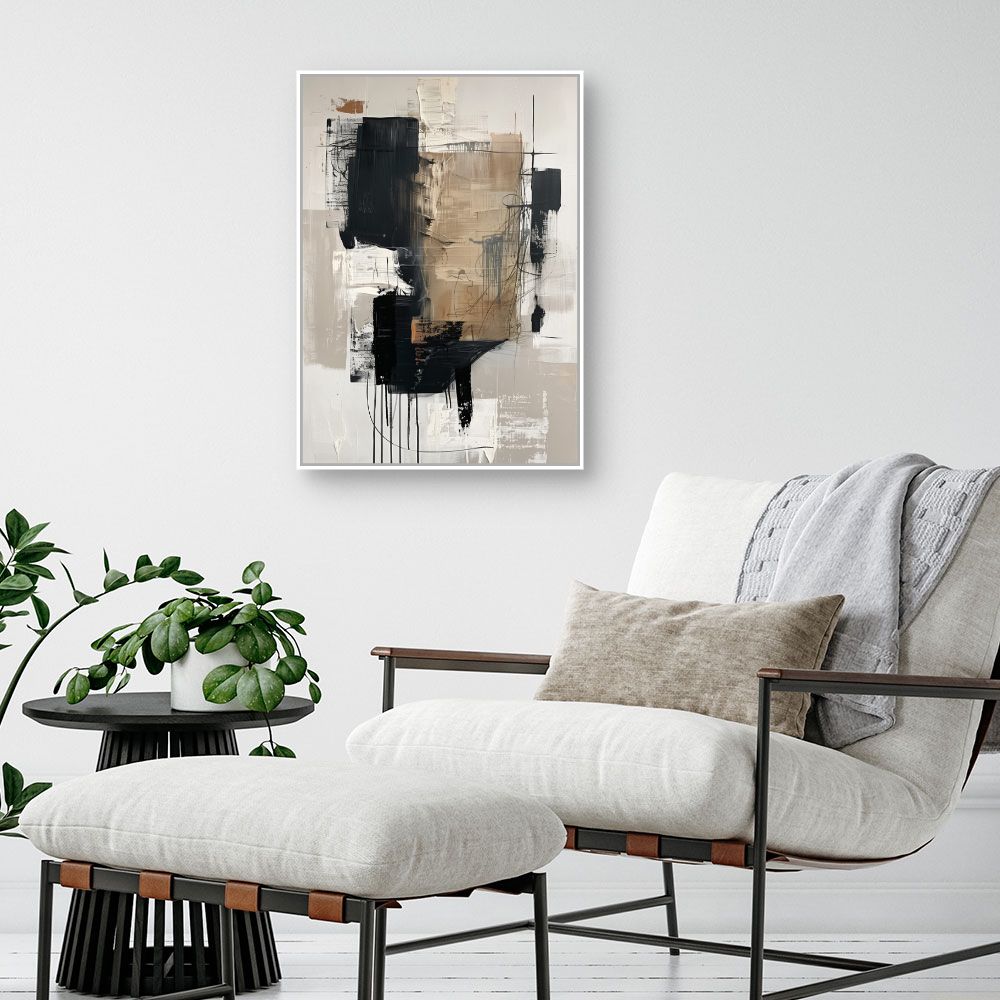 Toile "Énigme artistique moderne"