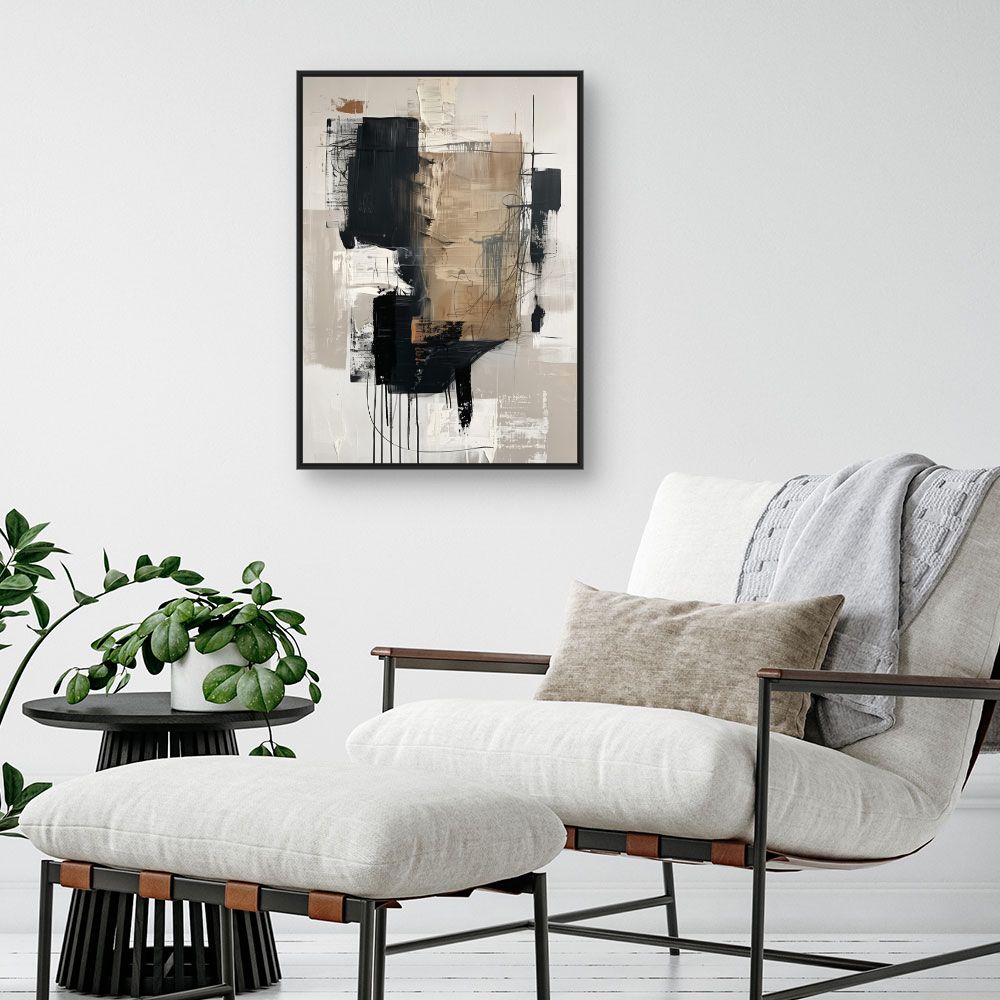 Toile "Énigme artistique moderne"