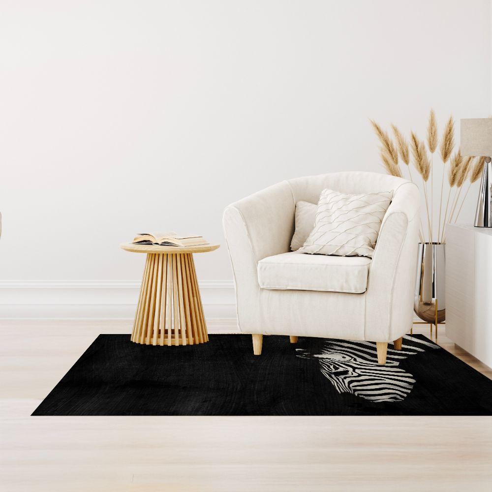 Tapis n°515 Rayures zébrées élégantes