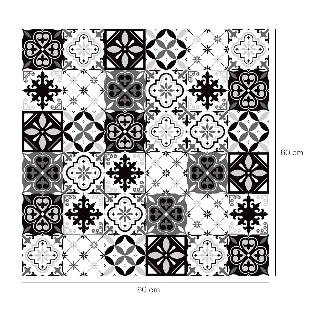 Crédence en aluminium n°24 / Motifs géométriques élégants
