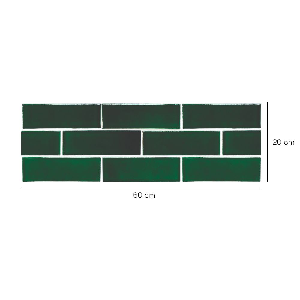 Crédence en aluminium n°16 / Briques élégantes
