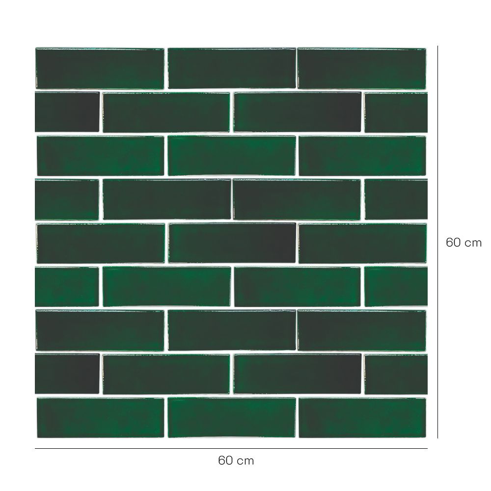 Crédence en aluminium n°16 / Briques élégantes
