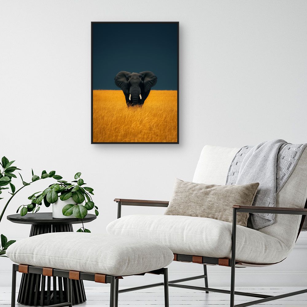 Tableau Éléphant majestueux