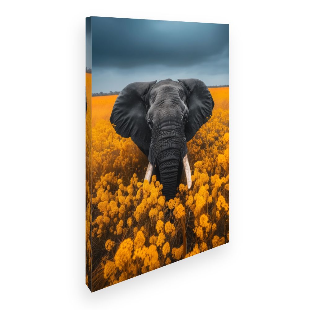 Toile Éléphant majestueux
