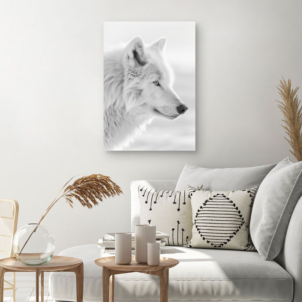 Tableau Loup majestueux