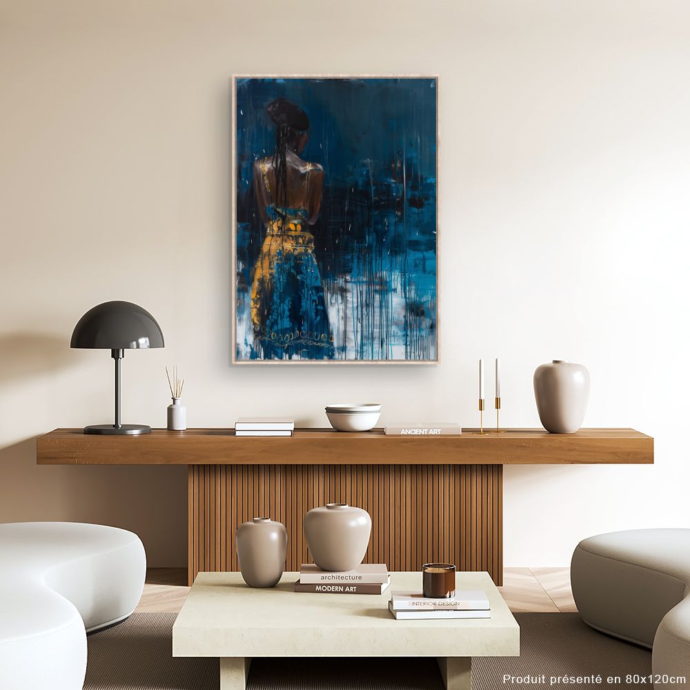 Tableau Femme élégante de dos