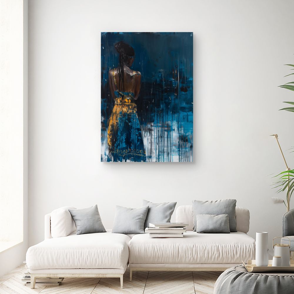 Tableau Femme élégante de dos