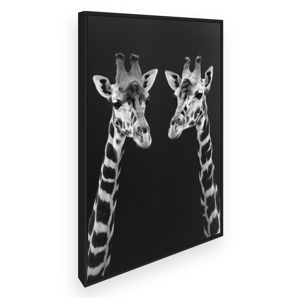 Toile Girafes élégantes