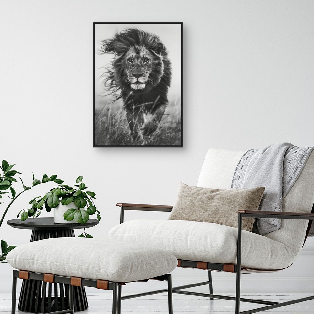 Toile "Lion majestueux"