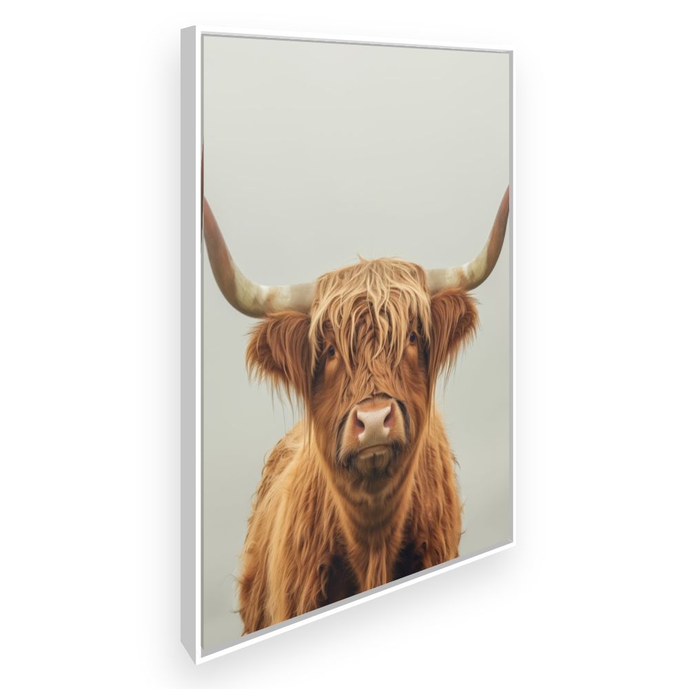 Toile Regard majestueux – toile cadre blanc (slide 2)