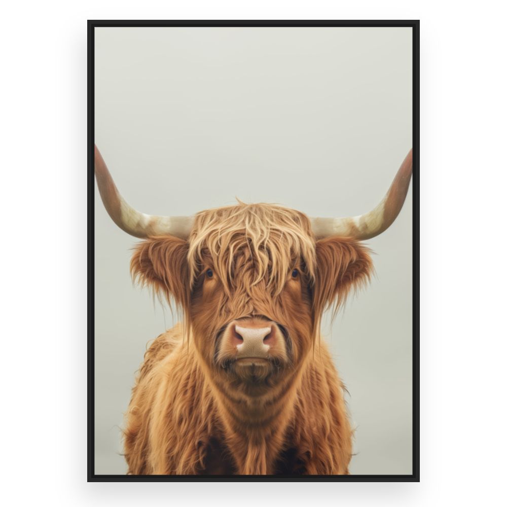 Toile Regard majestueux – toile cadre noir (slide 3)