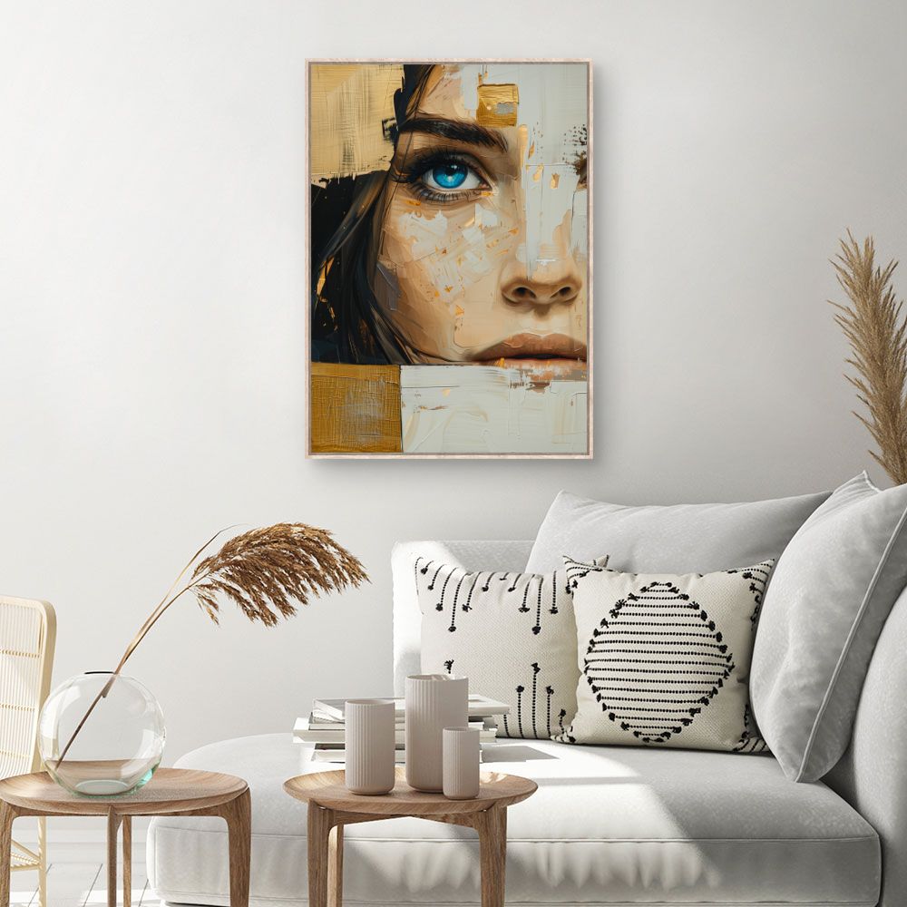 Toile Regard captivant – toile cadre naturel (slide 1, 60×90)