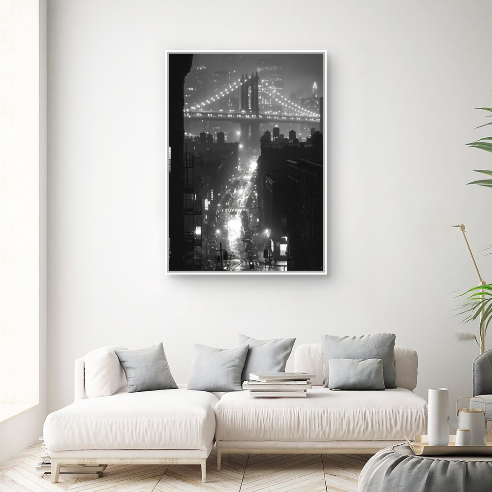 Schilderij "Mystieke lichtbrug"