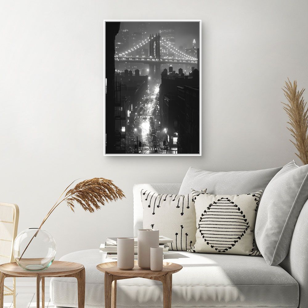 Schilderij "Mystieke lichtbrug"