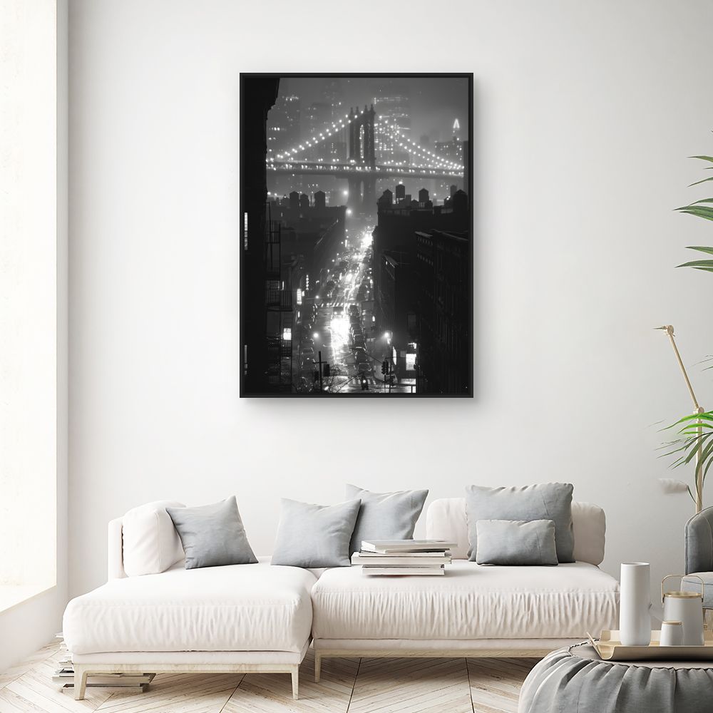 Schilderij "Mystieke lichtbrug"