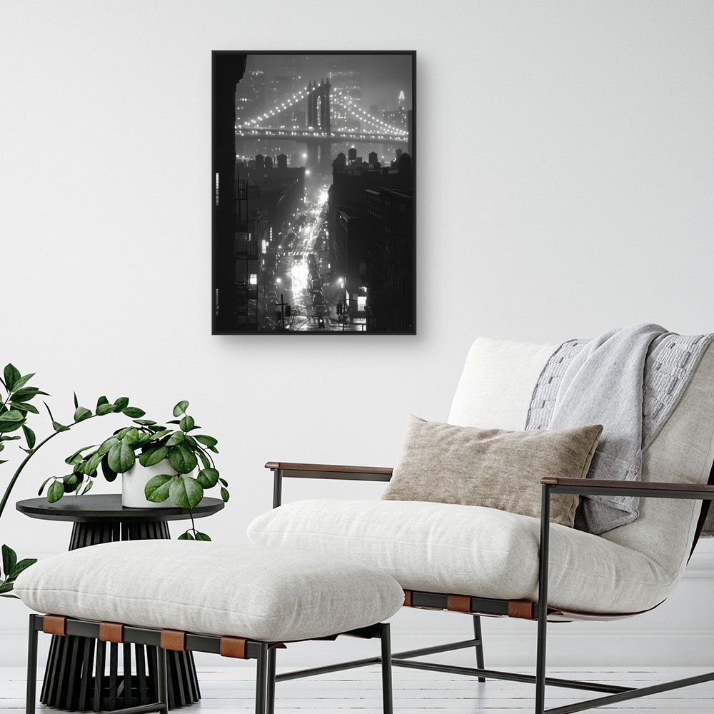 Schilderij "Mystieke lichtbrug"