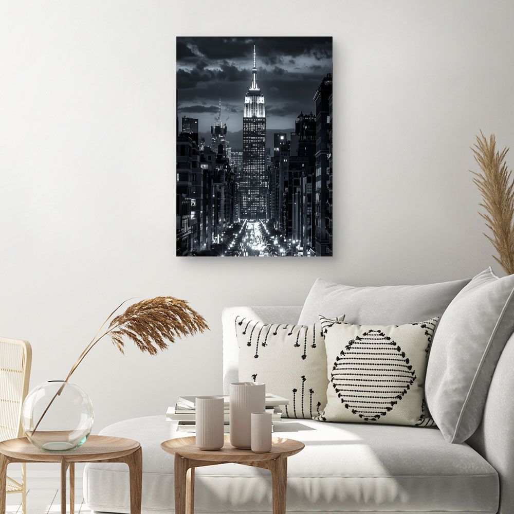 Toile "Empire illuminé"