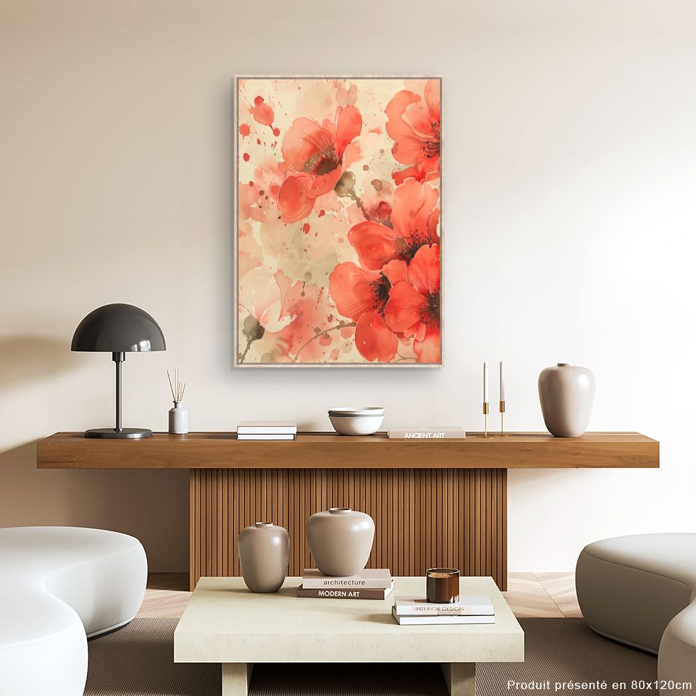 Schilderij "Stralende bloemen"