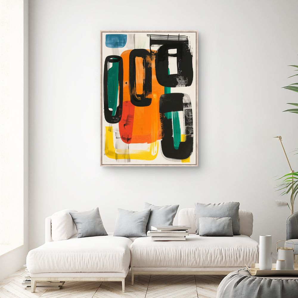 Toile "Formes dynamiques"