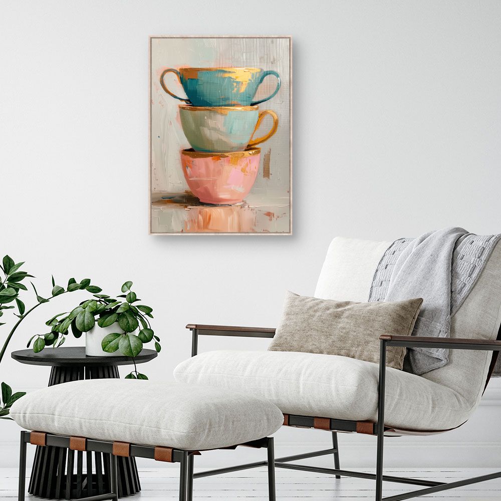 Schilderij "Elegante Stapel"