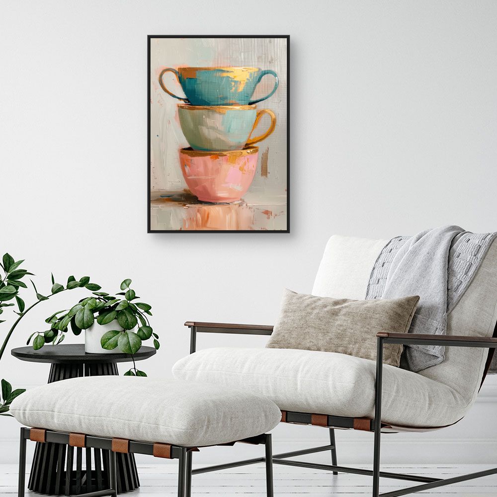 Schilderij "Elegante Stapel"