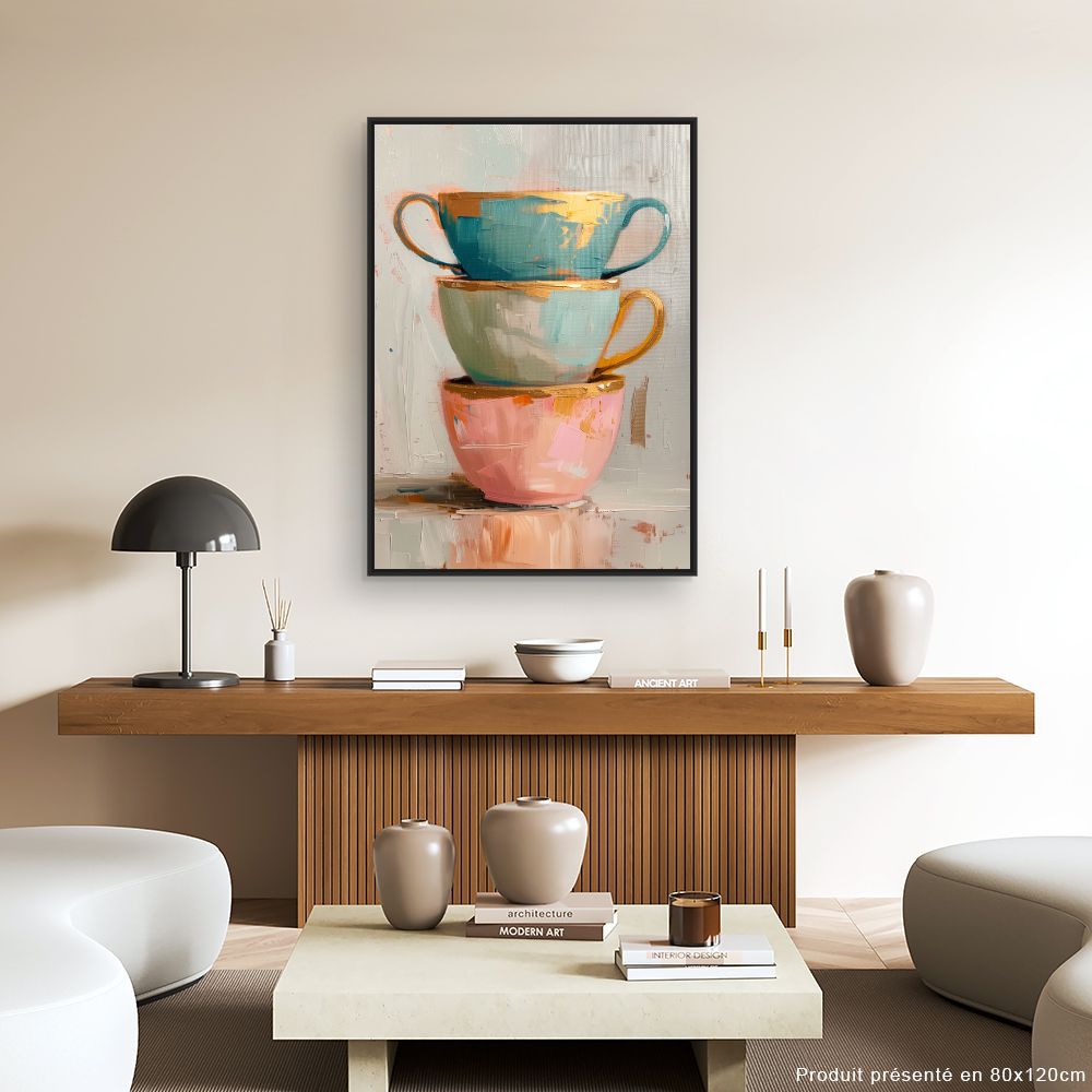 Schilderij "Elegante Stapel"