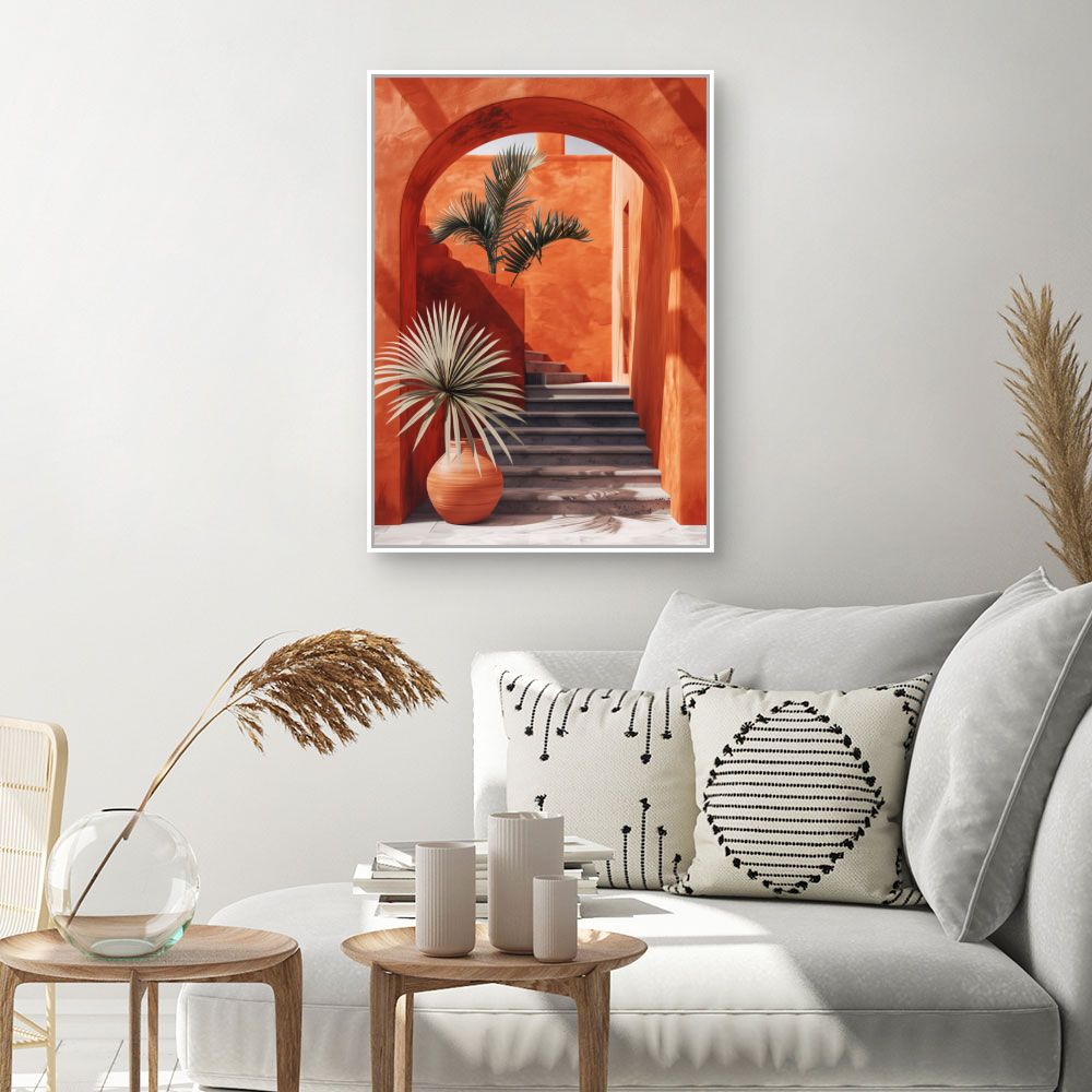 Toile "Escalier exotique"