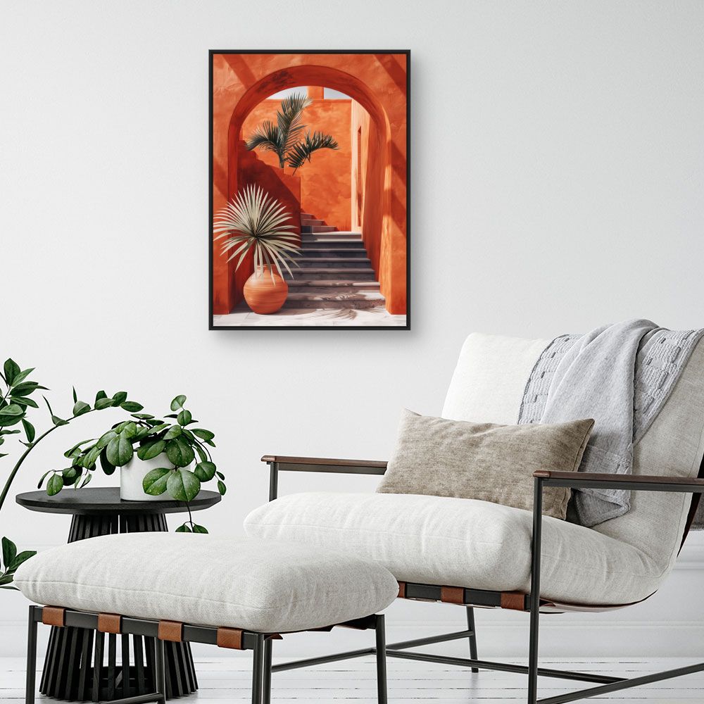 Toile "Escalier exotique"