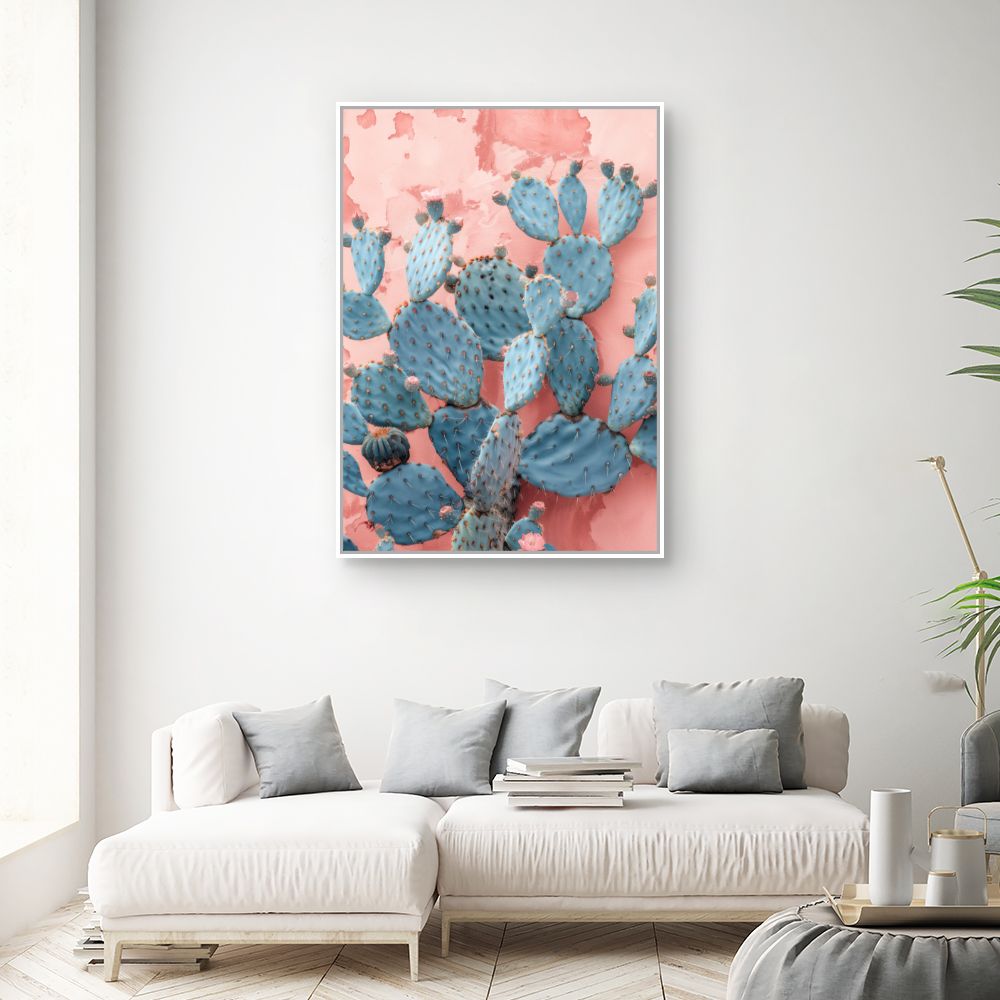 Toile "Cactus pastel"