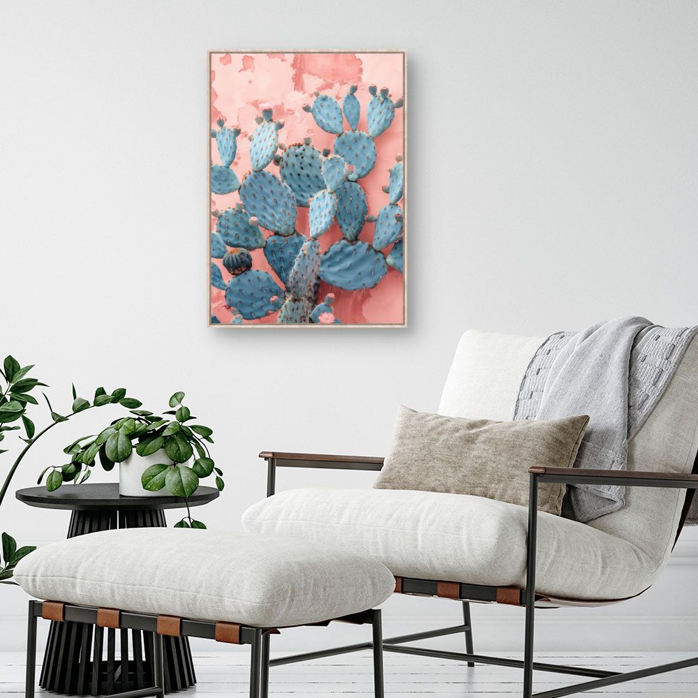 Toile "Cactus pastel"