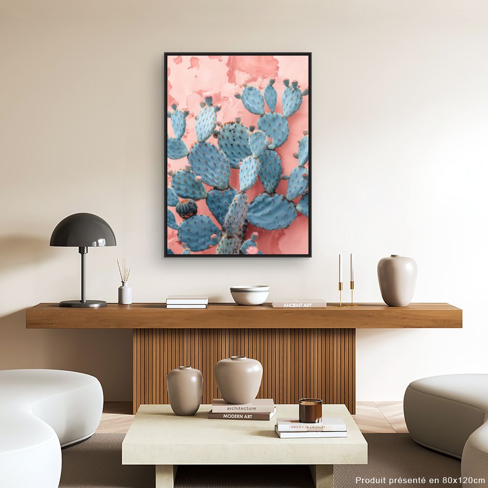 Toile "Cactus pastel"