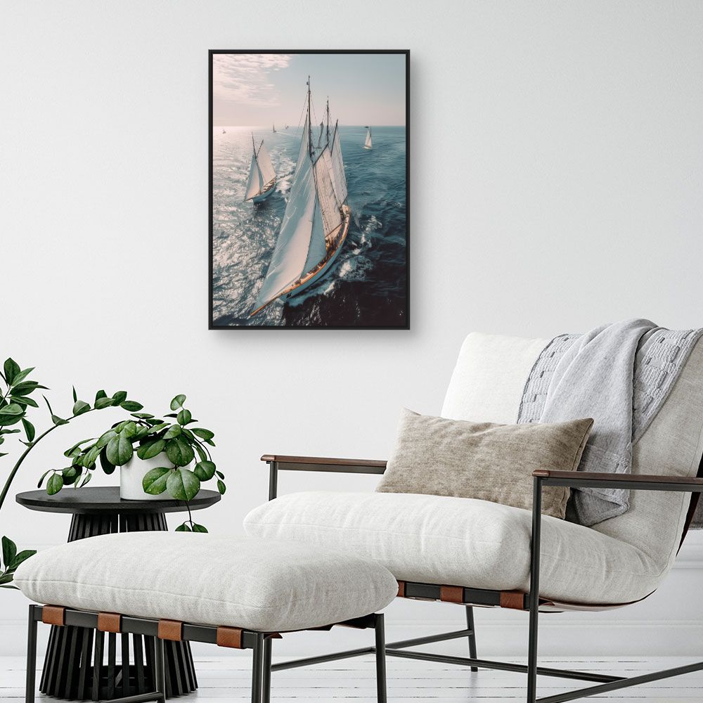Schilderij "Serene nautische ontsnapping"