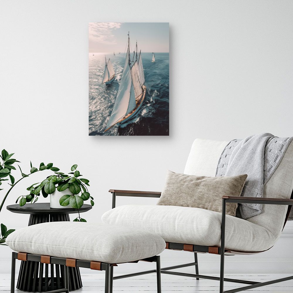 Schilderij "Serene nautische ontsnapping"