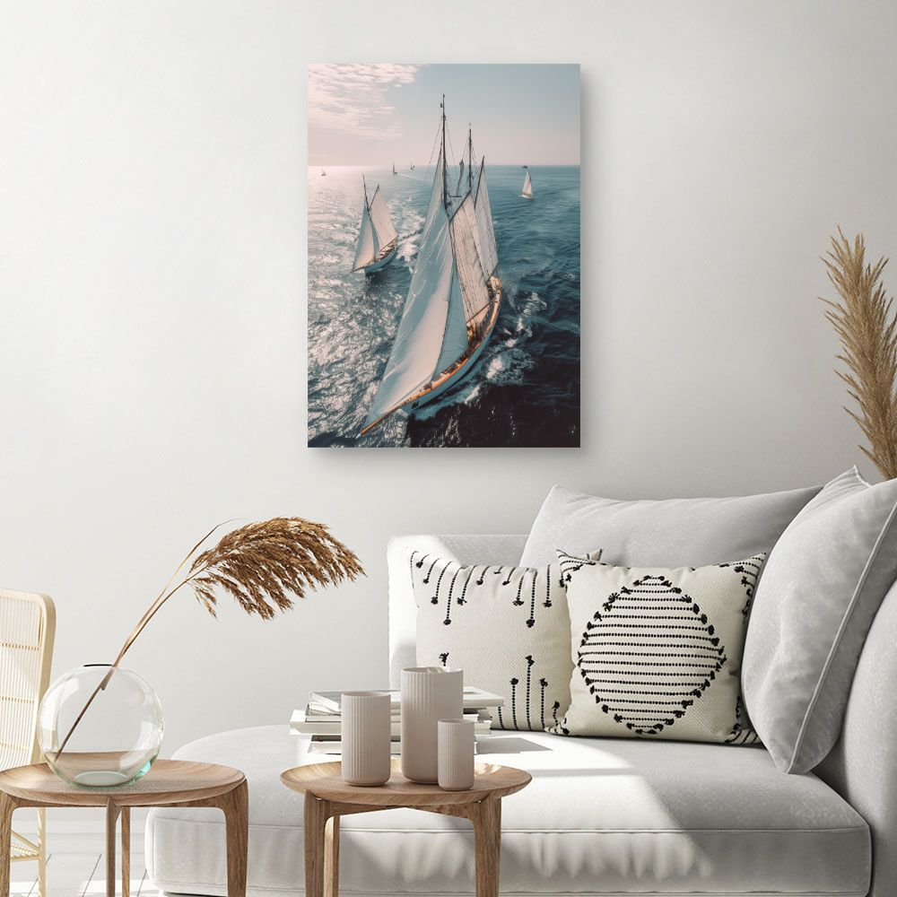 Schilderij "Serene nautische ontsnapping"