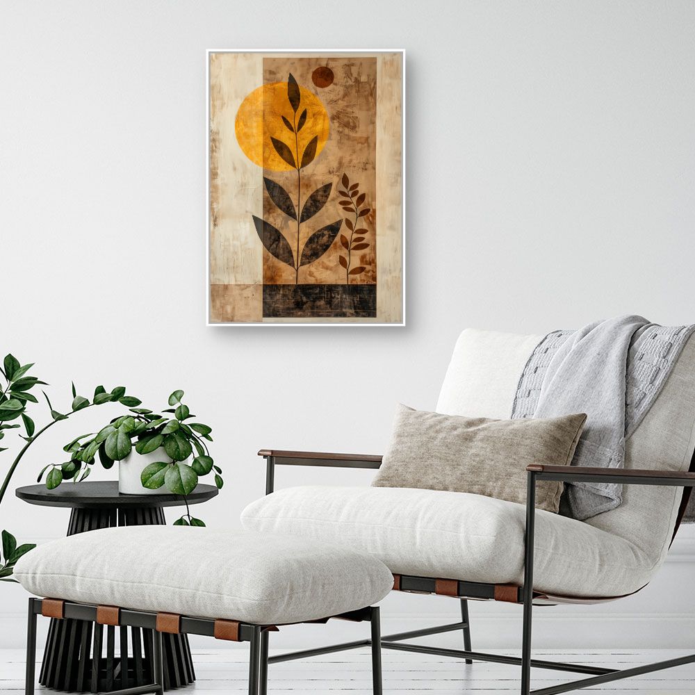 Toile "Graphique nature élégante"
