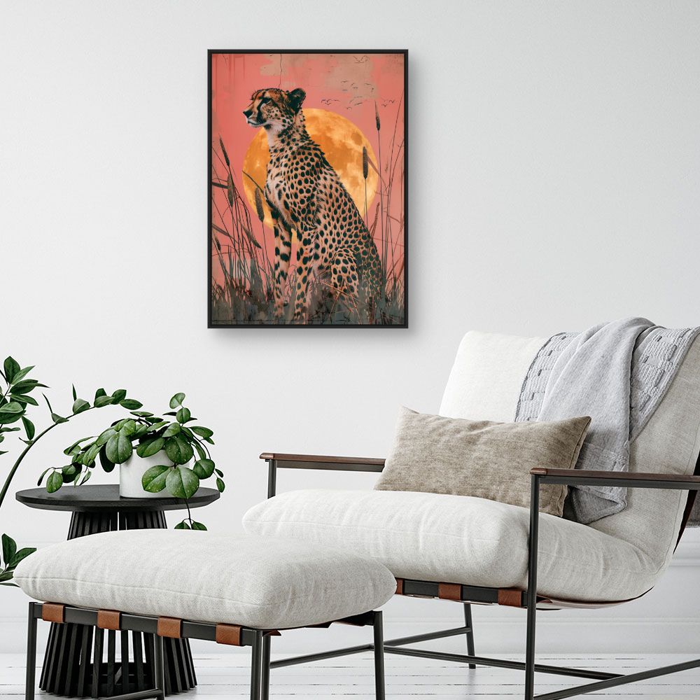 Toile "Cheetah majestueux"