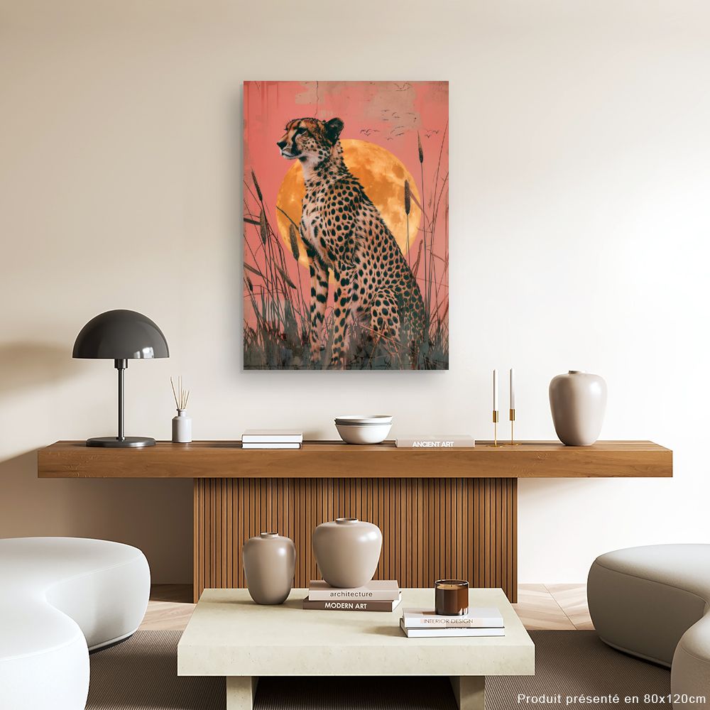 Toile "Cheetah majestueux"