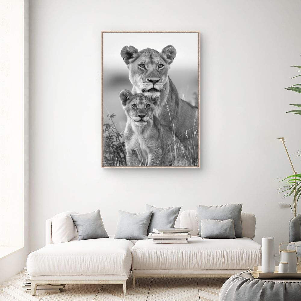 Toile "Regard protecteur"